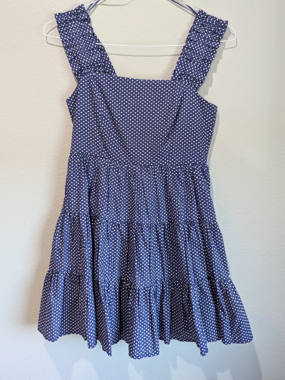 Aqua‎ Navy Blue Polka Dot Tiered Sundress for Kids
